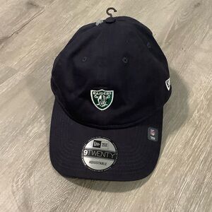 Raiders dark navy blue strapback cap